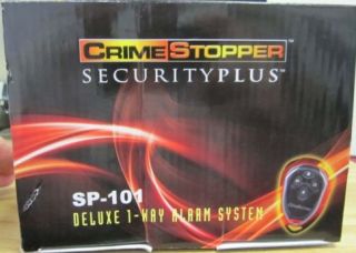  101 Universal Car Alarm Security System Crime Stopper SP101 New