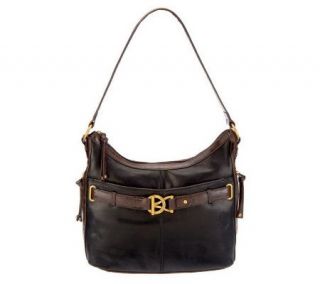 Tignanello Glazed Vintage Leather Hobo Bag —