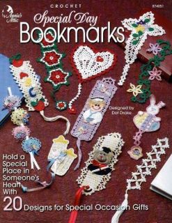 20 Special Day Bookmarks Christmas Nurse Cross Bears Crochet Patterns
