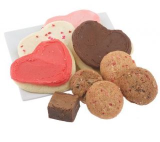 Cheryls 70 piece Valentines Day Cookie&Brownie Assortment —