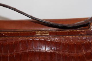 RARE VINTAGE HERMES BAG IN AMAZING CROCODILE POROSUS LEATHER