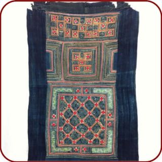 Vintage Textile Piece of Baby Carrier Cotton Batik Patch Work