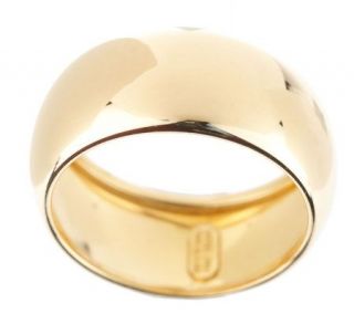Savor 14K Gold Bonded Polished Band Ring —