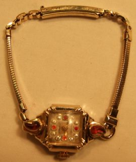 1940 50s Cromwell 17 Jewel Swiss Ladies Wrist Watch