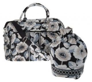 As Is Vera Bradley Signature Print New Weekender and Ditty Bag