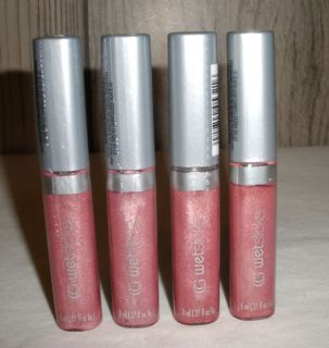 COVERGIRL WETSLICKS LIP GLOSS X4 PATENTLY PINK 340 Lot of 4 SEALED LOW