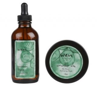 WEN by ChazDean Re Moist Mask & Treatment Oil Hydrating Treatment Duo 