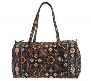 As Is Vera Bradley Sig. Signature Print Double Hnadle Large Duffel