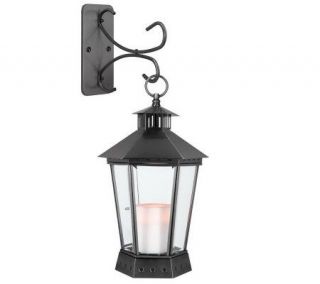 CandleImpressio Indoor/Outdoor Lantern with FlamelessCandle and Timer 