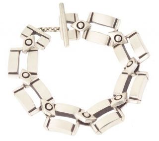 As IsLisaJenk s Garland Sterl ing Bold Links 8 Bracelet —