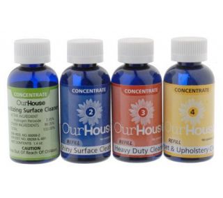 OurHouse Healthy Home Concentrate 4 piece Refill Kit —