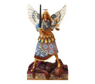 Jim Shore Heartwood Creek Archangel Michael Figurine —