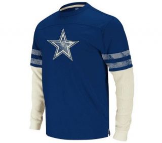 NFL Dallas Cowboys Vintage Jersey & Thermal Long Sleeve Tee — 