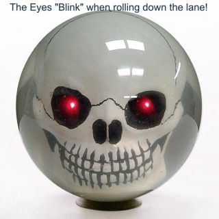 Cranium Tribe Skull Blinking Eyes Bowling Ball 13lbs