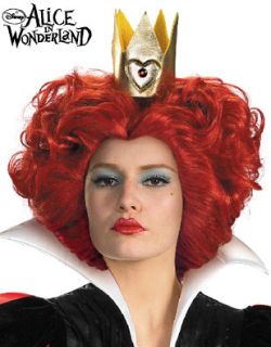 2010 Alice in Wonderland Movie Red Queen Costume Wig
