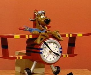 Warner Bros. Scooby Doo Airplane Shelf & Clock —