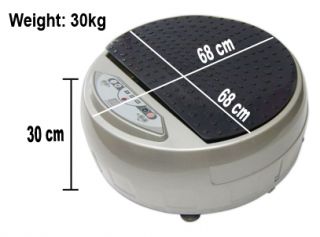 New Crazy Fit Vibration Plate Massager Remote Machine