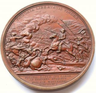 1781 General Morgan at Cowpens Battle Medal Betts 593