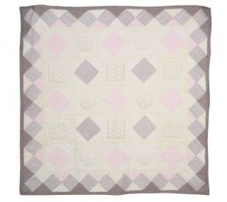 Country Living Sugarberry 100Cotton Quilted Throw —