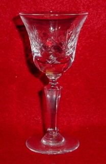 BAYEL crystal NORMANDY pattern CORDIAL Glass