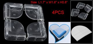 clear soft plastic desk corner safety pad protector please note