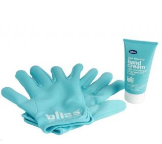 Bliss Glamour Gloves and High Intensity Hand Cream —