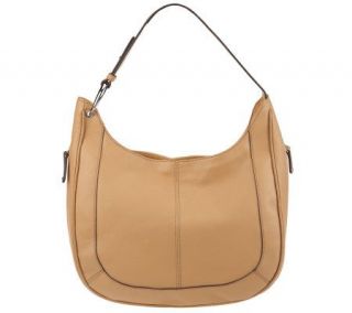 Tignanello Pebble Leather Hobo with Side Zipper Detail   A224104