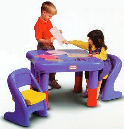 Little Tikes 7749 Adjustable Table & Chairs Set —