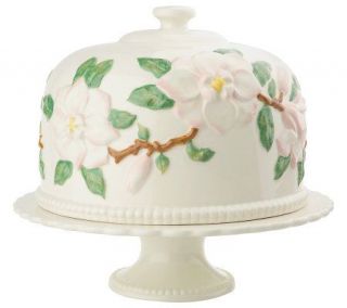 Heartfelt Hospitality Ceramic Cake Plate and Dome by Valerie