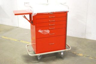 Harloff Emergency Medical Crash Cart V30 6EMG 6 Drawers