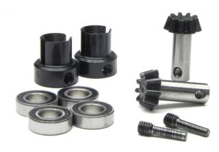HPI Savage Flux HP Drive Cups Bevel Gear Set Bearings
