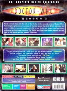  Season 2 [2006] David Tennant, BBC Sci fi 13 Episodes 4 Disc DVD BOX
