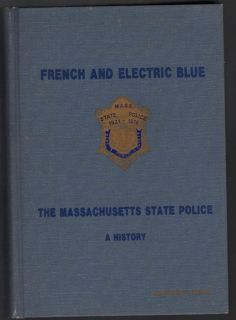 Massachusetts State Police History Trooper Policemen 1921 79 Law