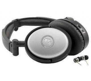 Able Planet Noise Canceling On Ear Headphones with Earbuds   E223097