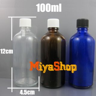50pcs Glass Bottle Essential Oil Aromatherapy Cosmetic 3 Kinds Screw
