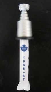  Maple Leaf Stanley Cup NHL Hockey Pez Dispenser Mint on Card
