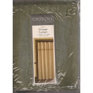 Croscill Toscana Shower Curtain Sage New 1st