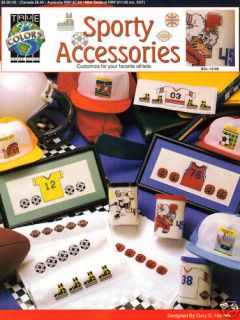 Sporty Accessories Cross Stitch Leaflet True Colors