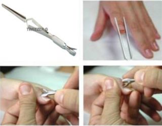 New Multi Nail Applicator Cuticle Pusher Tweezer Tool
