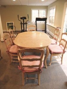 Country French Dining Room Table Chairs by Fremarc Designs Excellent
