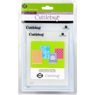 Cuttlebug Cricut Companion Timeless Embossing Folders Pack of 4 NIP