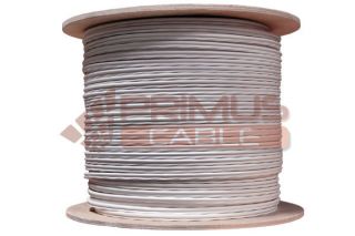 RG59 Siamese Coaxial CMP 18 2 Stranded Cable 500ft