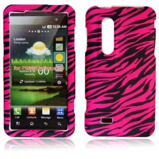  Optimus 3D P920 Pink Zebra SNA P on Hard Protector Case Cover