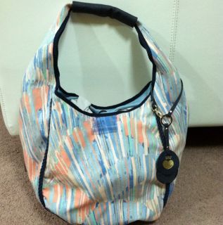 New Juicy Couture Multi Color Abstract Print Hobo Shoulder Tote