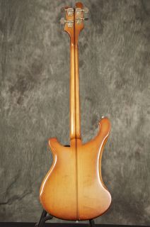 Vintage 1978 Rickenbacker 4001 Bass Guitar Autumnglo Finish GRLC798