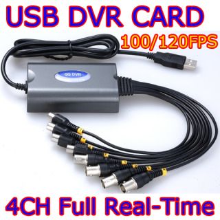  USB DVR Video Audio D1 Real Time Capture Card Windows 7 64 Bits