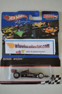 Indy 500 Oval IZOD * Case D Indy Racing Real Rider * Hot Wheels