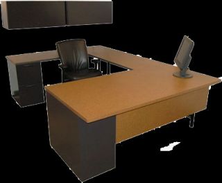 New Custom Modular 6x9 Vernor Executive U Group Desk