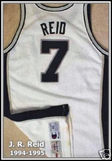 Reid 1994 1995 Game Worn Champion Road Black San Antonio Spurs