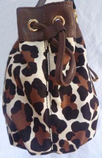 278 Michael Kors Leopard Brown Leopard Satchel Bag